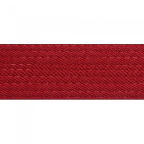 BOLD LOOK MERROWED END - SOLID COLOR BELTS-RED-1